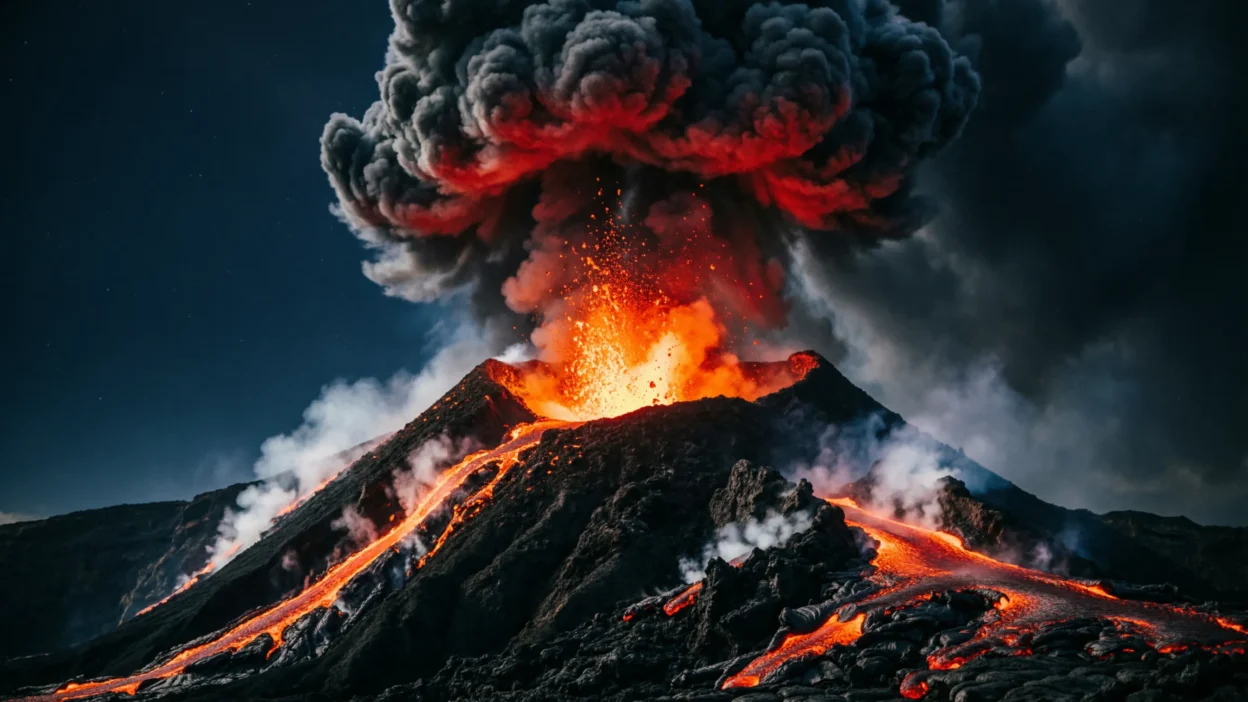 Volcano Eruption Symbolism