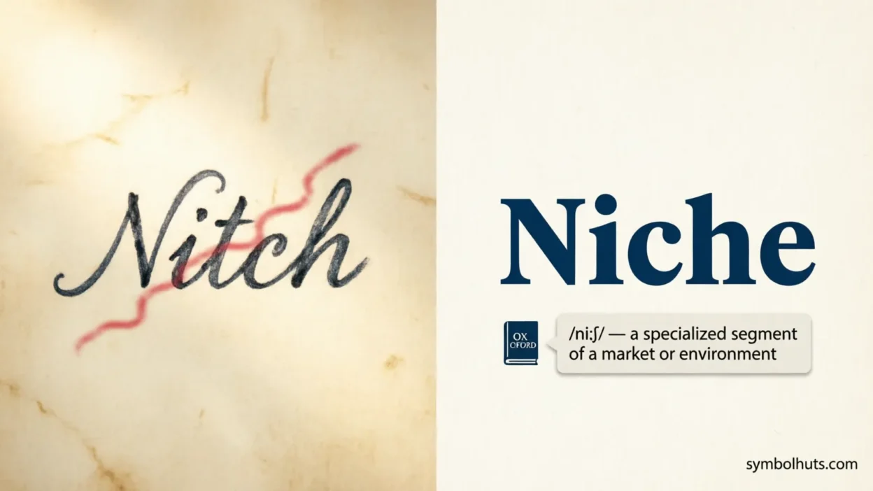 Nitch vs Niche
