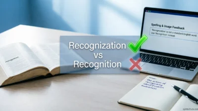 Recognization vs Recognition