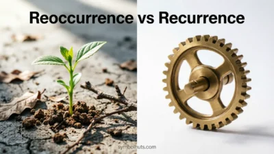Reoccurrence vs Recurrence