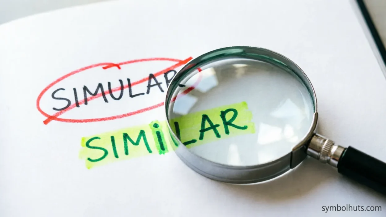 Simular vs Similar