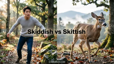 Skiddish vs Skittish